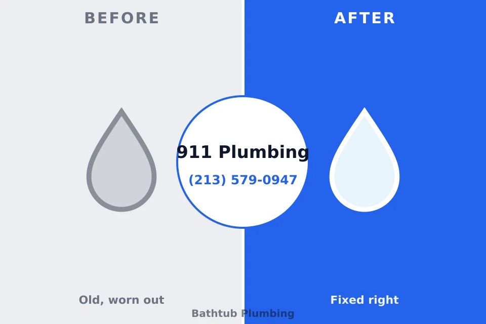 Before and after: plumbing company Millersville, TN